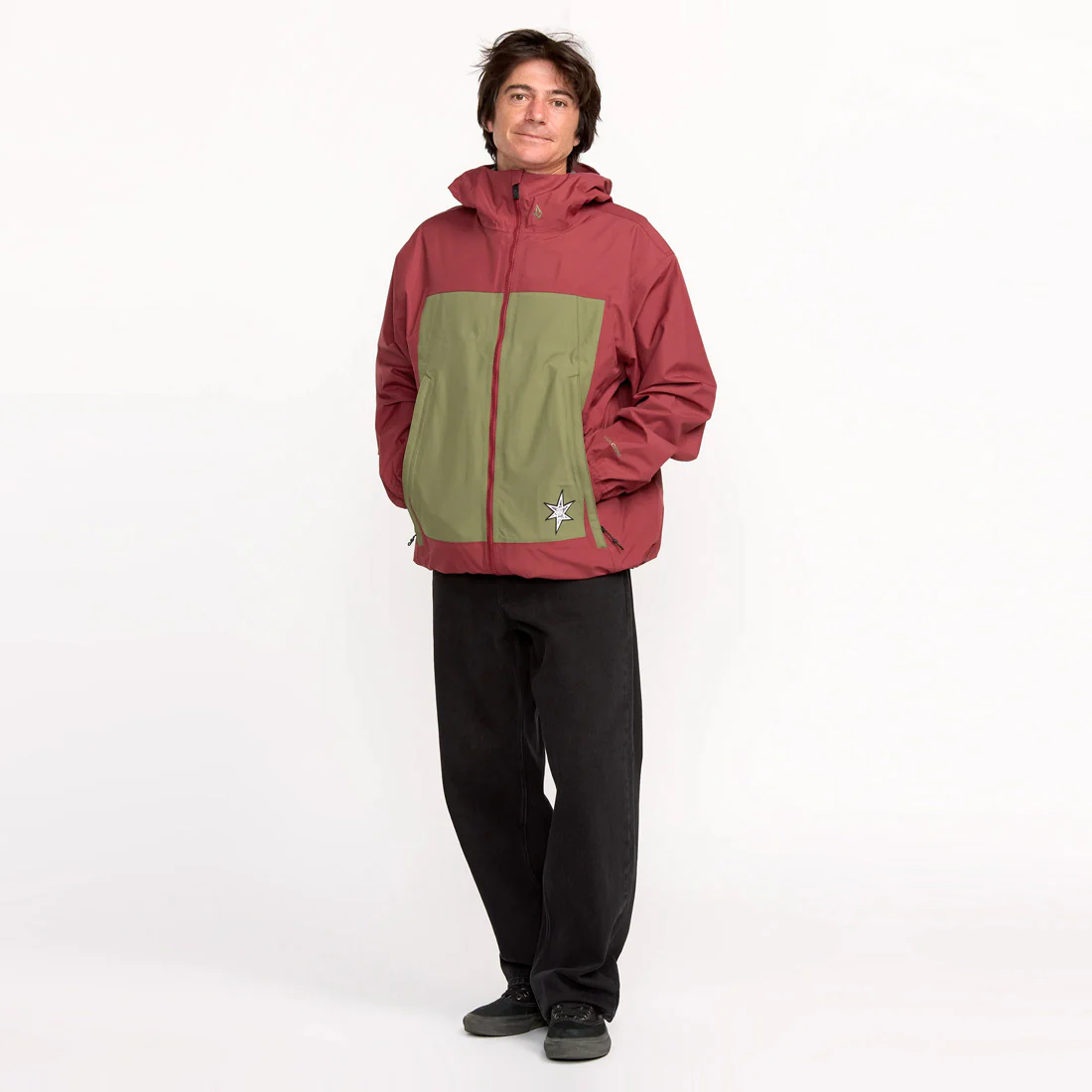 VOLCOM Arthur 3L Jacket 2026 - Burnt Red - Image 2