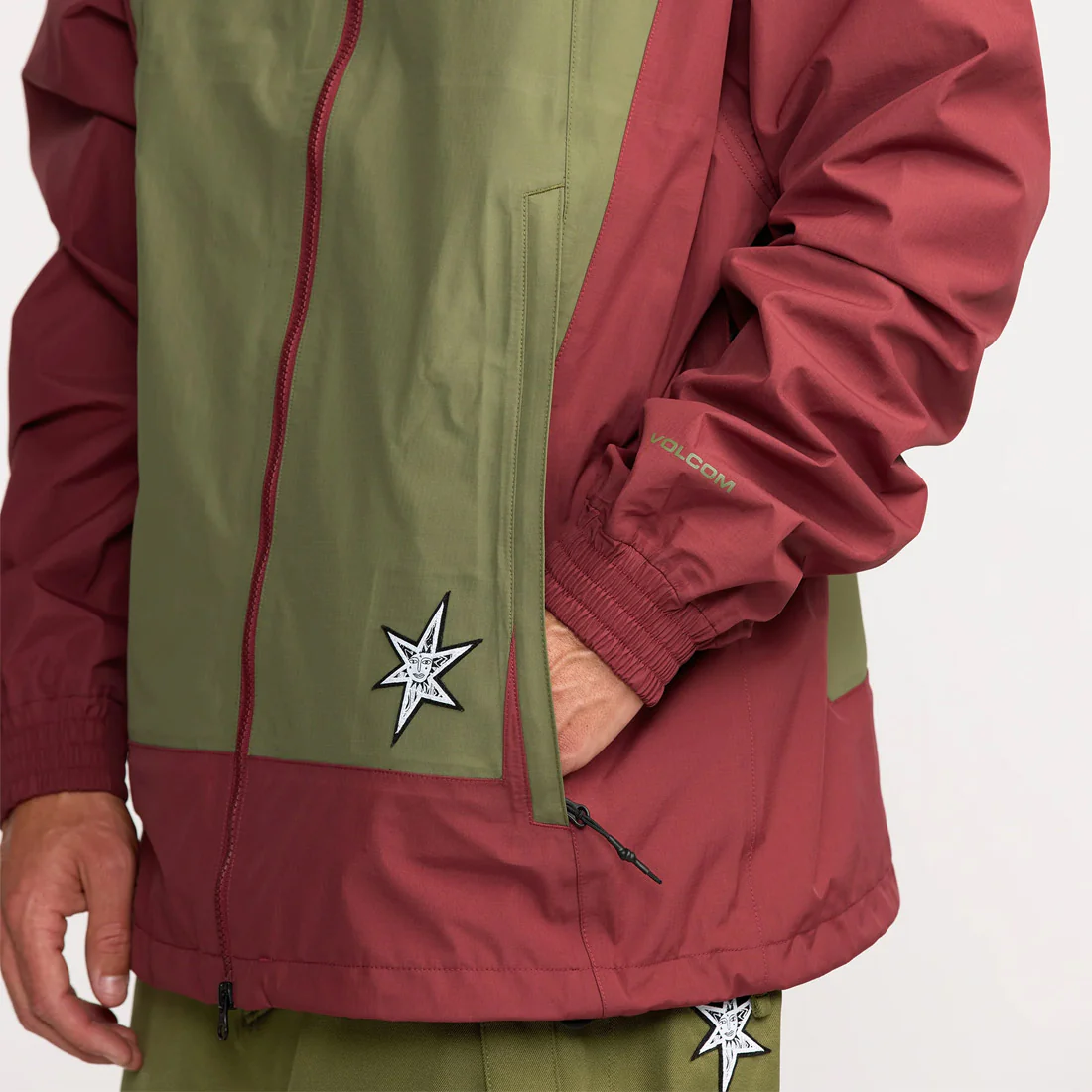 VOLCOM Arthur 3L Jacket 2026 - Burnt Red - Image 5