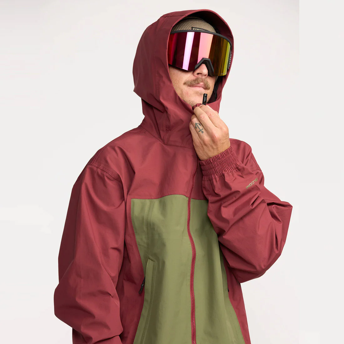 VOLCOM Arthur 3L Jacket 2026 - Burnt Red - Image 7