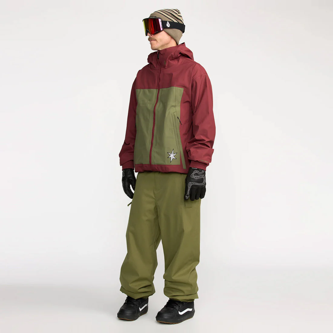 VOLCOM Arthur 3L Jacket 2026 - Burnt Red - Image 9