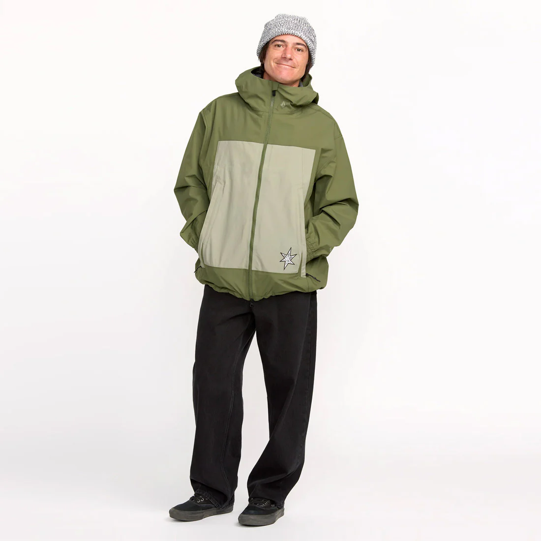 VOLCOM Arthur 3L Jacket 2026 - Dark Olive - Image 3