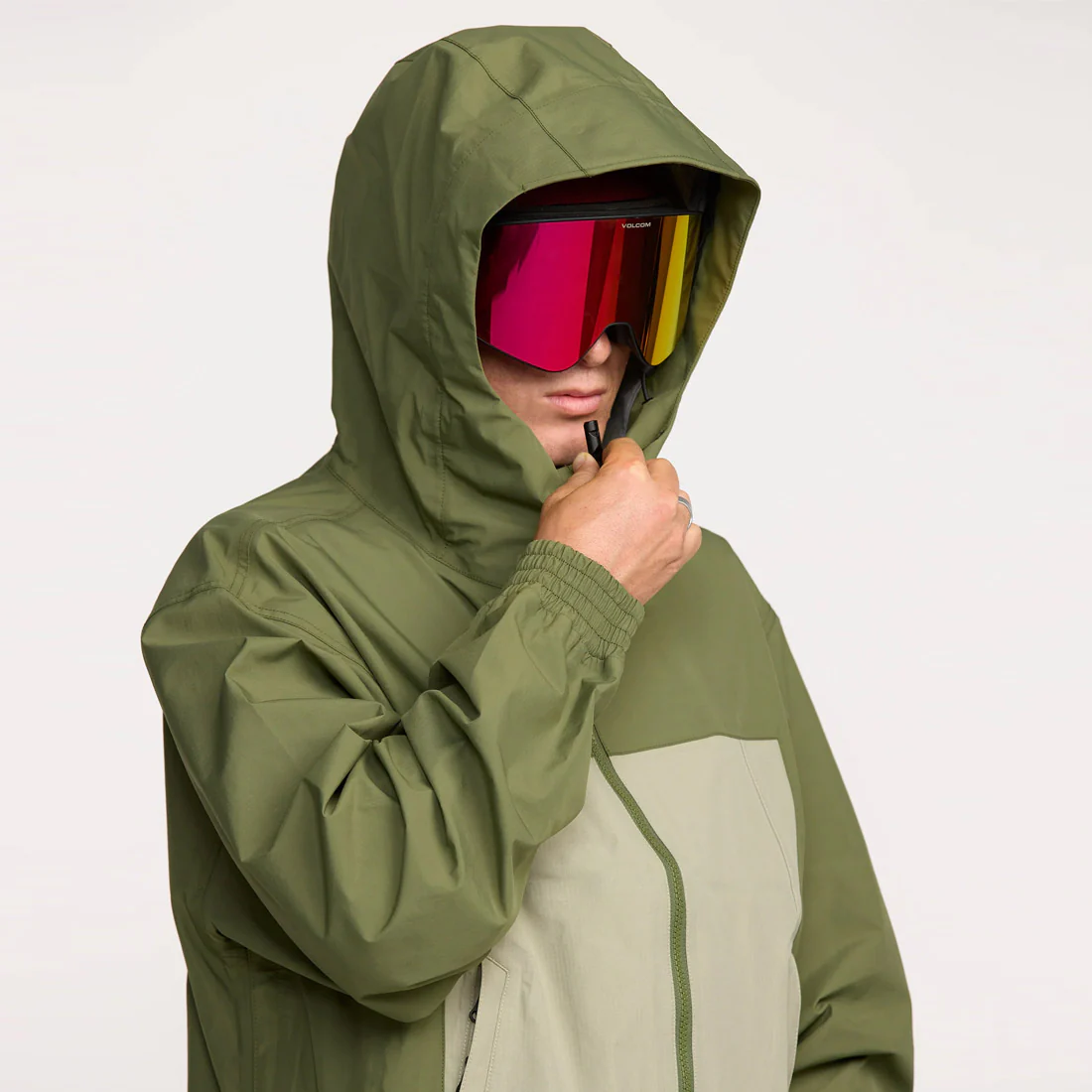 VOLCOM Arthur 3L Jacket 2026 - Dark Olive - Image 7