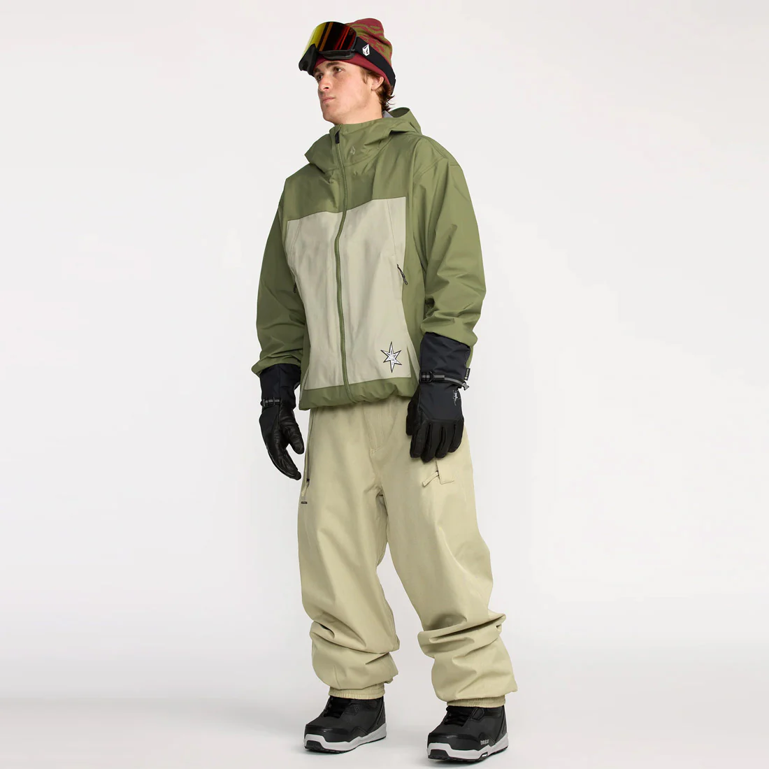 VOLCOM Arthur 3L Jacket 2026 - Dark Olive - Image 8
