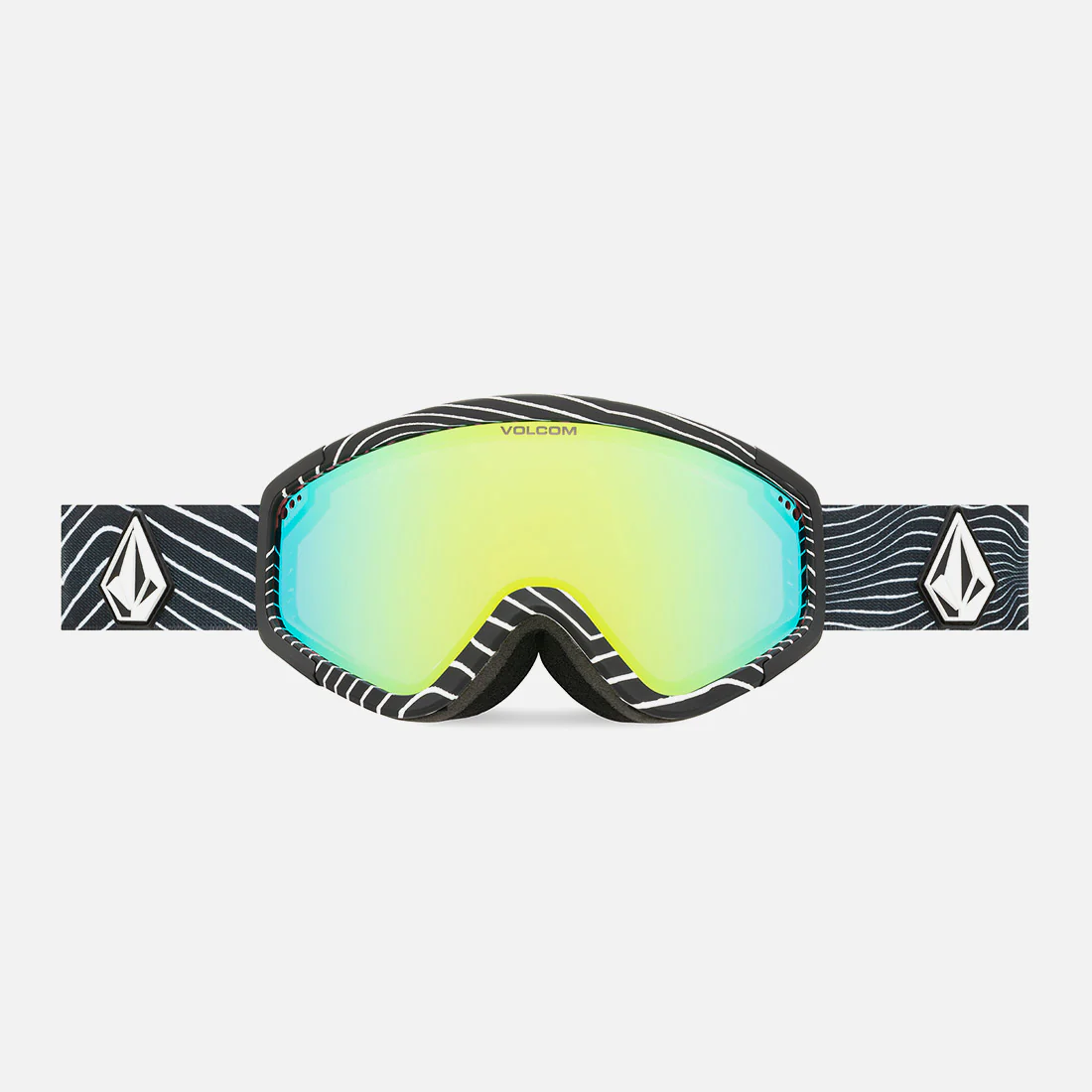 VOLCOM Attunga Goggle 2025 - Op Art/Gold Chrome - Image 2