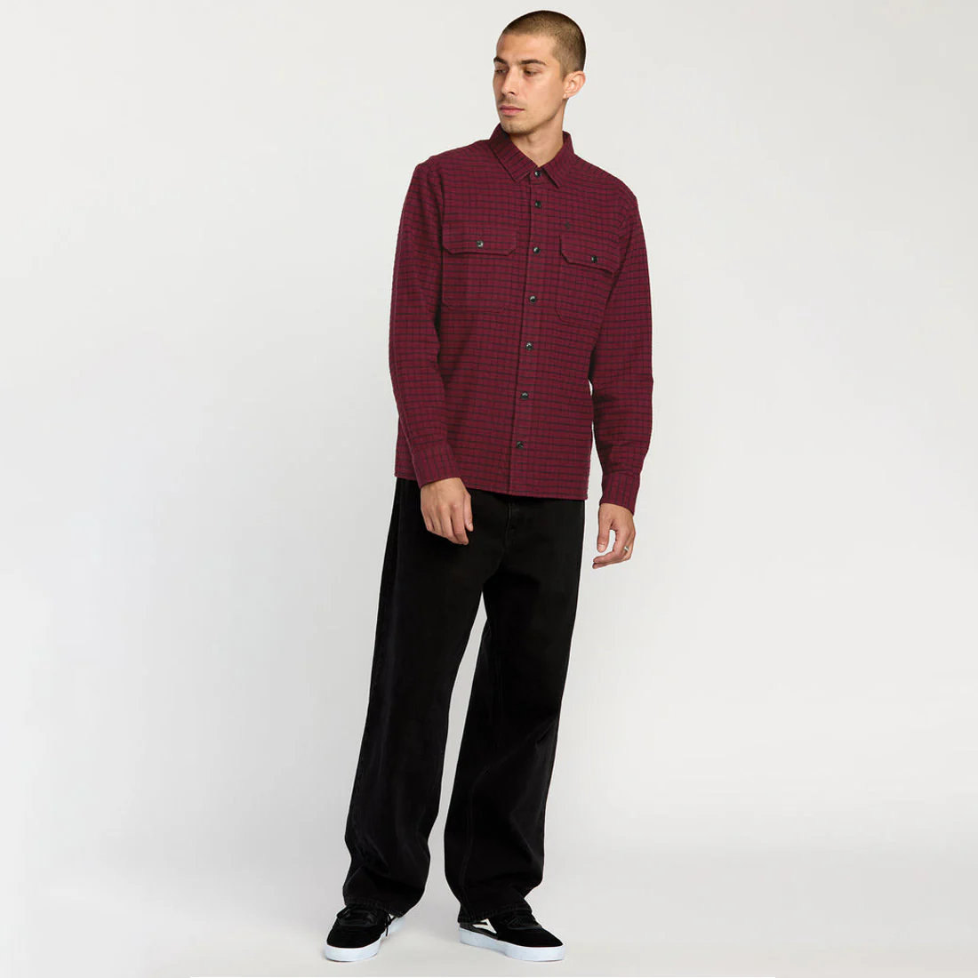 VOLCOM Augustone Shirt - Merlot - Image 2
