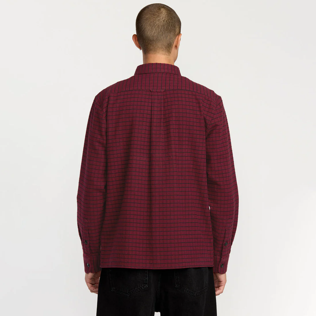 VOLCOM Augustone Shirt - Merlot - Image 3