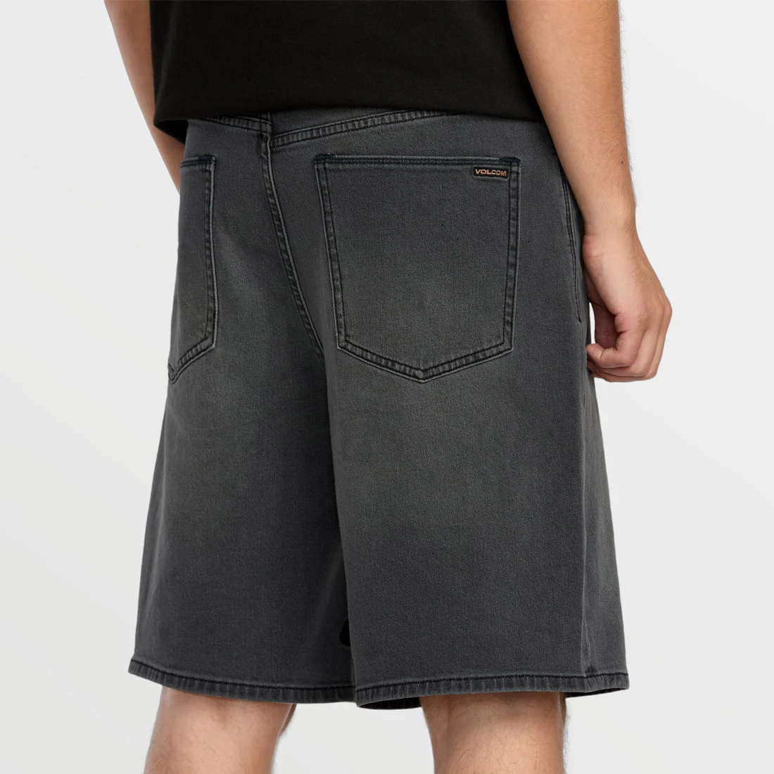 VOLCOM Billow Denim 22" Shorts - Concrete - Image 4