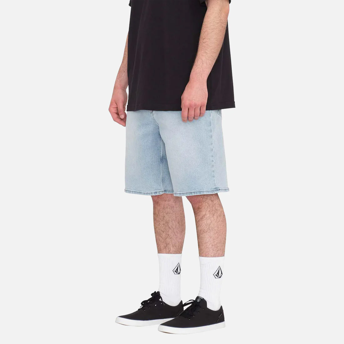 VOLCOM Billow Denim Short - Desert Dirt Indigo - Image 3