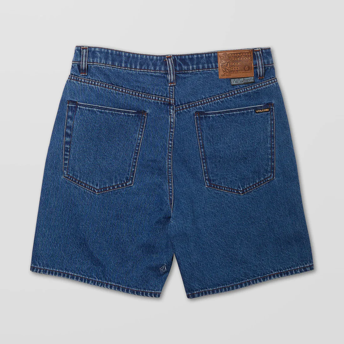 VOLCOM Billow Denim Short - Oliver Mid Blue - Image 7