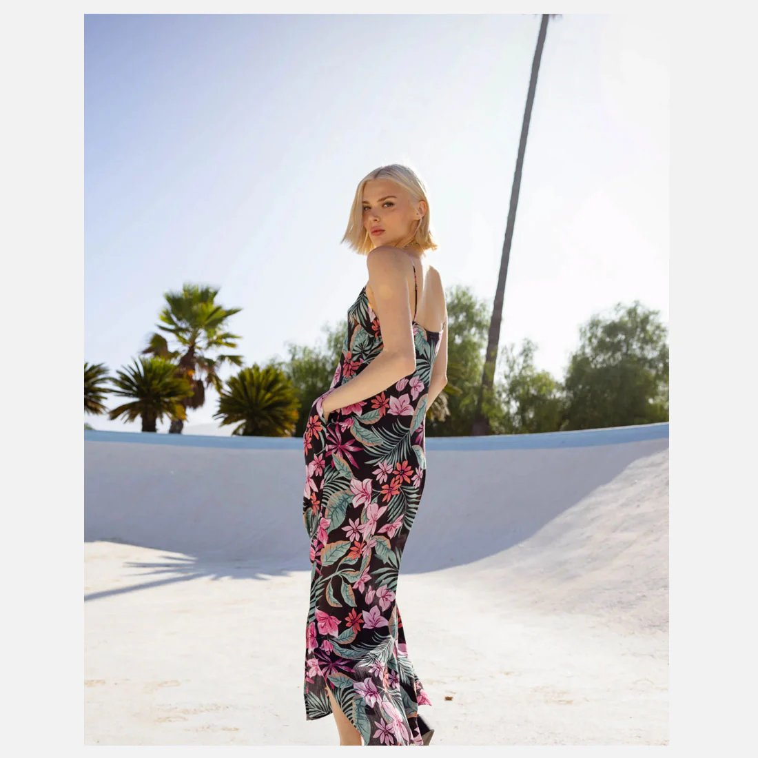 VOLCOM Boss Beach Dress - Multi - Image 4