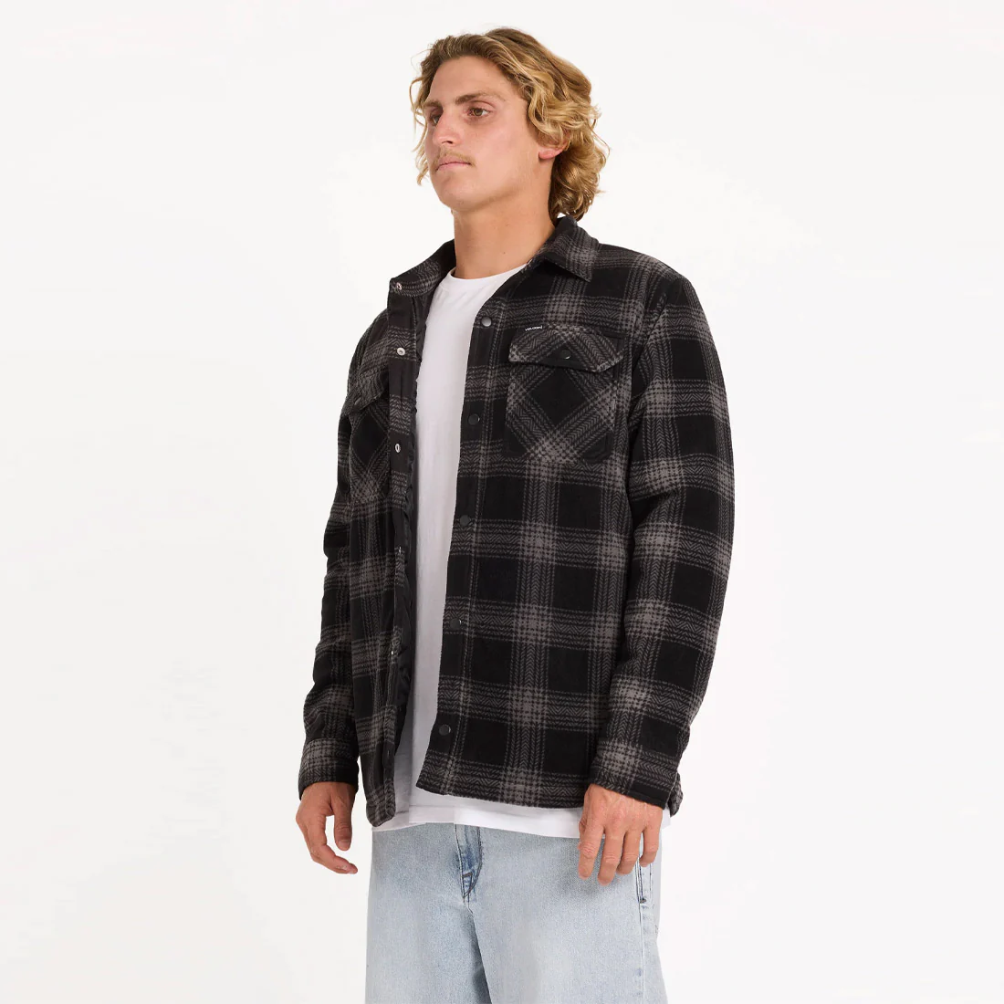 VOLCOM Bowered Fleece - Dusk Grey - Image 3