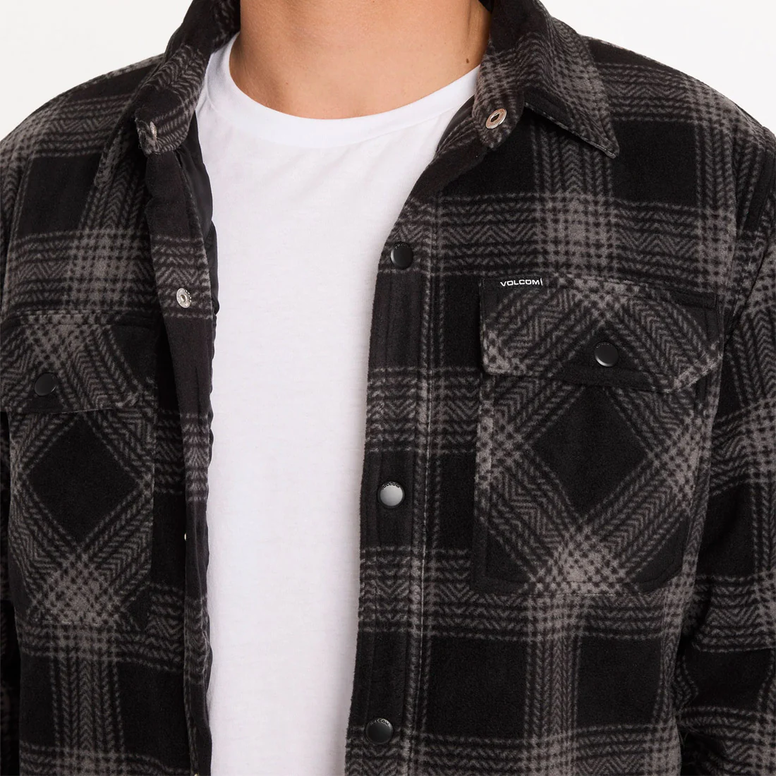 VOLCOM Bowered Fleece - Dusk Grey - Image 4