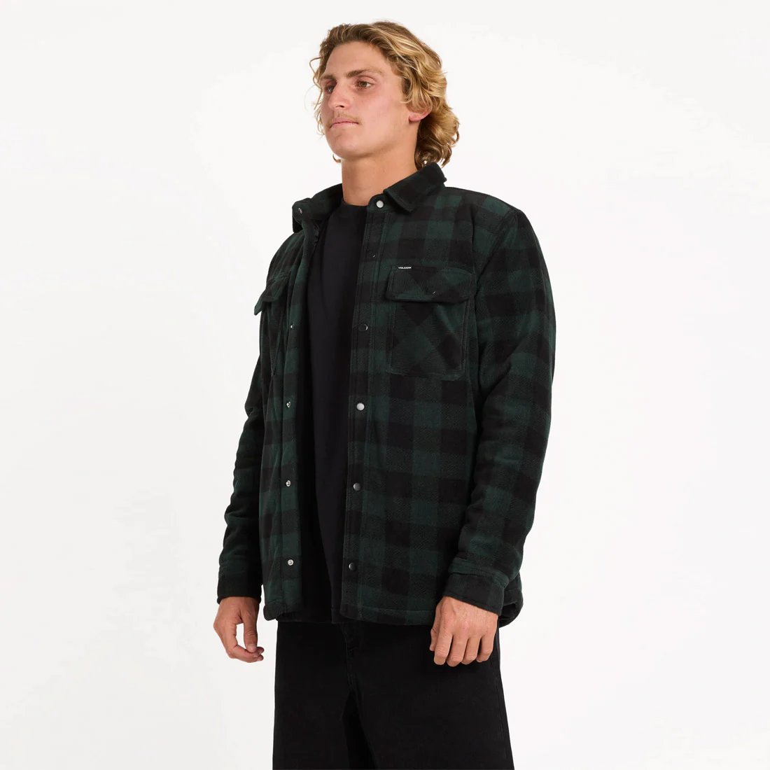 VOLCOM Bowered Fleece - Scarab - Image 3