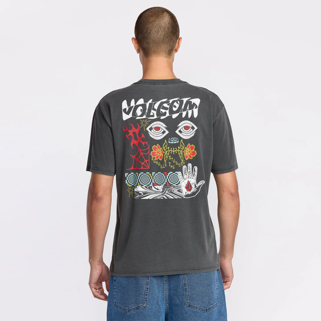 VOLCOM Brain Mix Tee - Stealth - Image 2