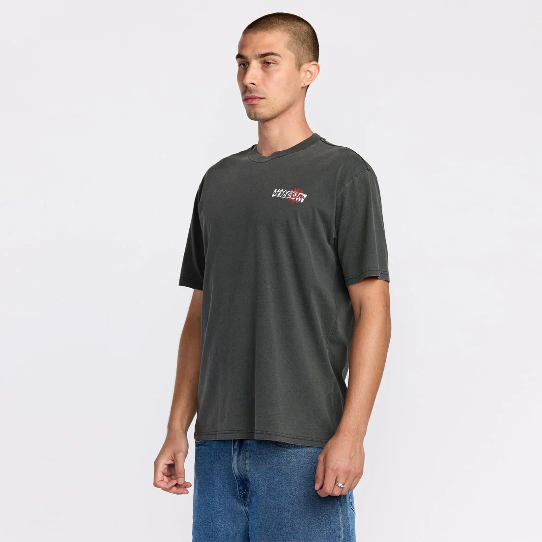 VOLCOM Brain Mix Tee - Stealth - Image 3