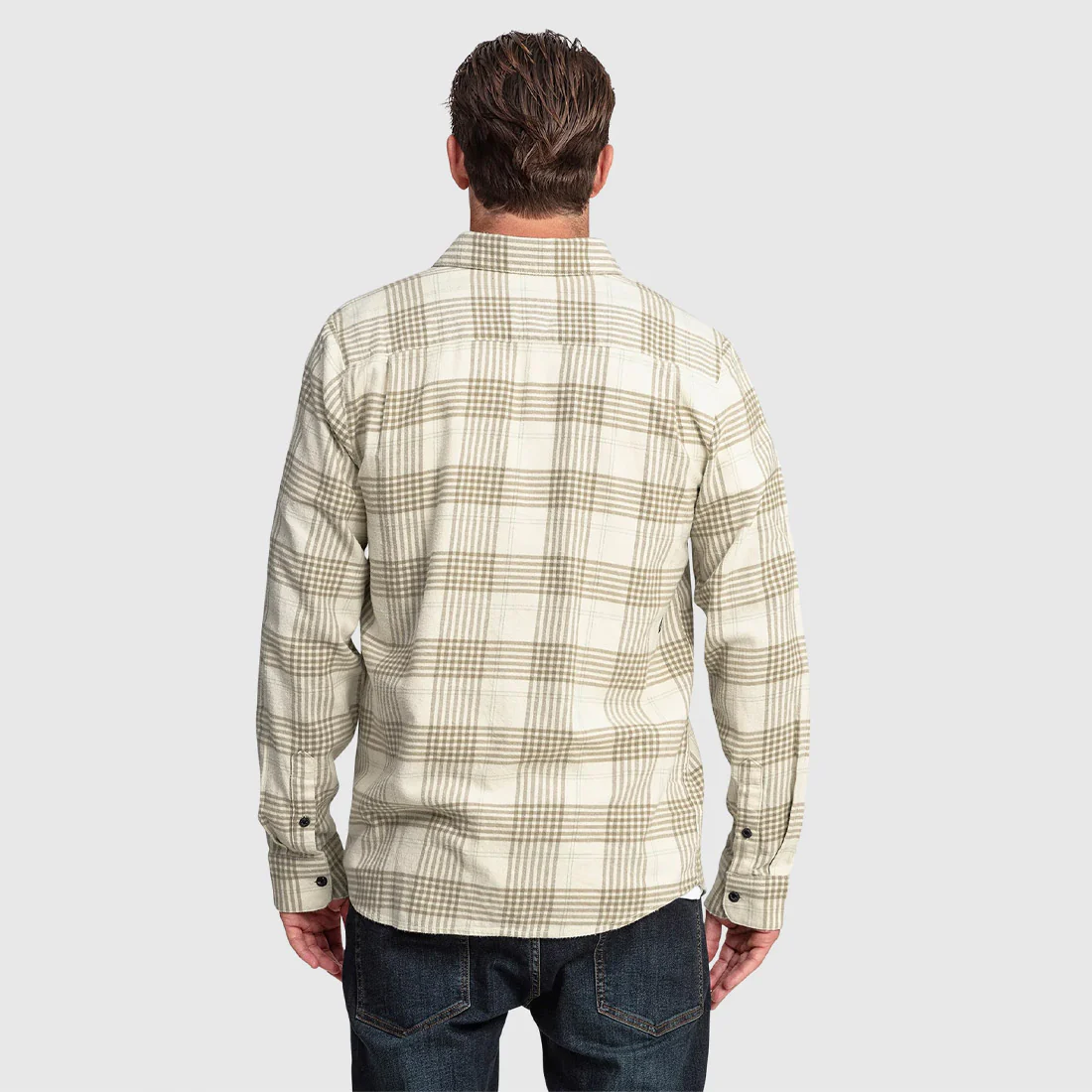 VOLCOM Caden Plaid Shirt - Dirty White - Image 2