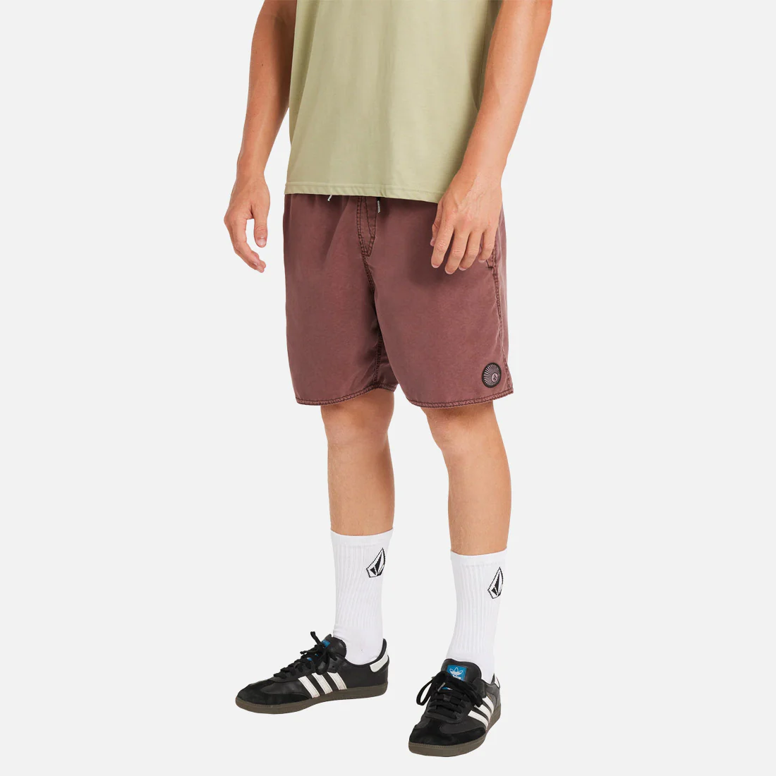 VOLCOM Center 17" Trunks - Merlot - Image 3