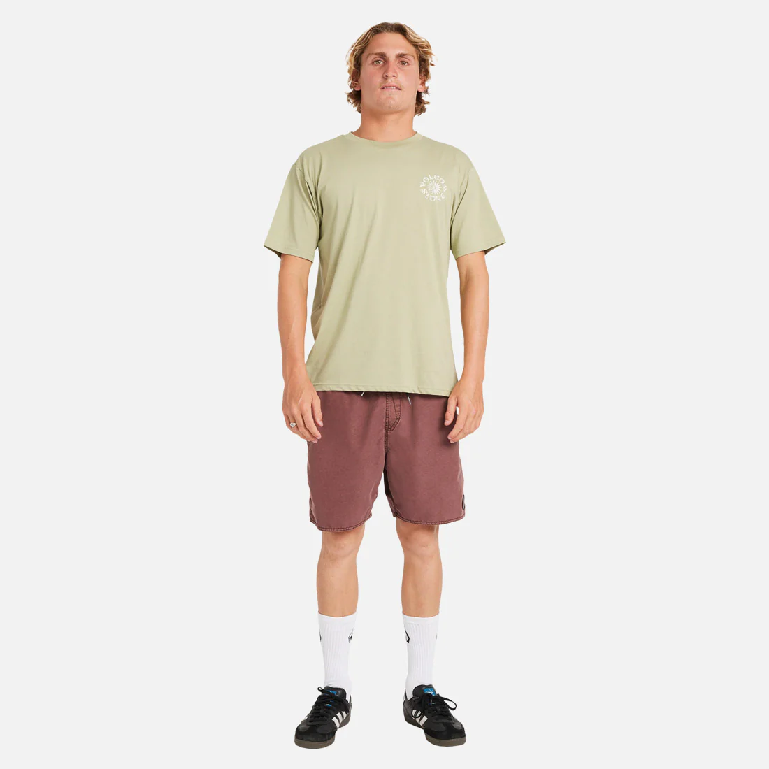 VOLCOM Center 17" Trunks - Merlot - Image 4