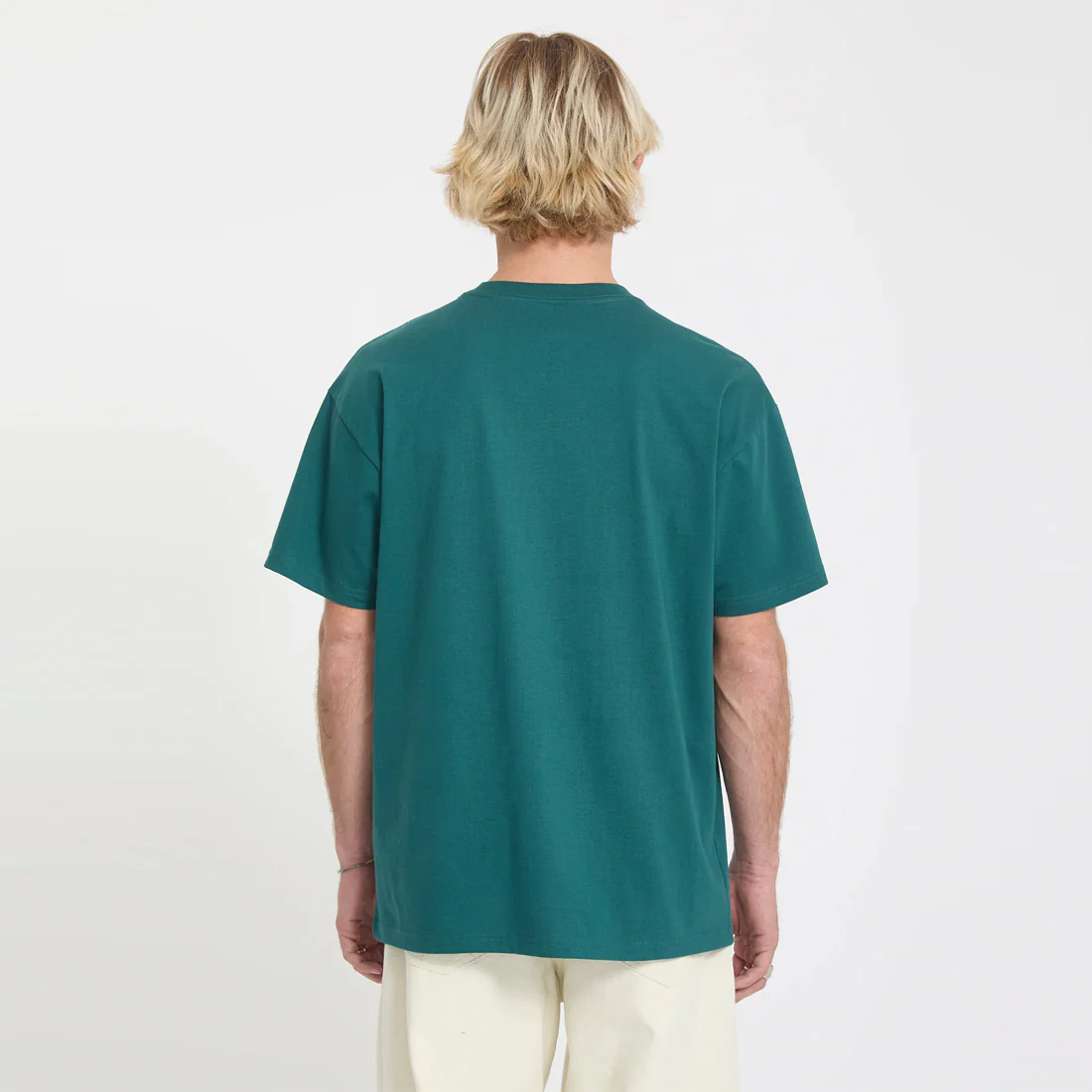 VOLCOM Charmed Brains Tee - Rifle Green - Image 2