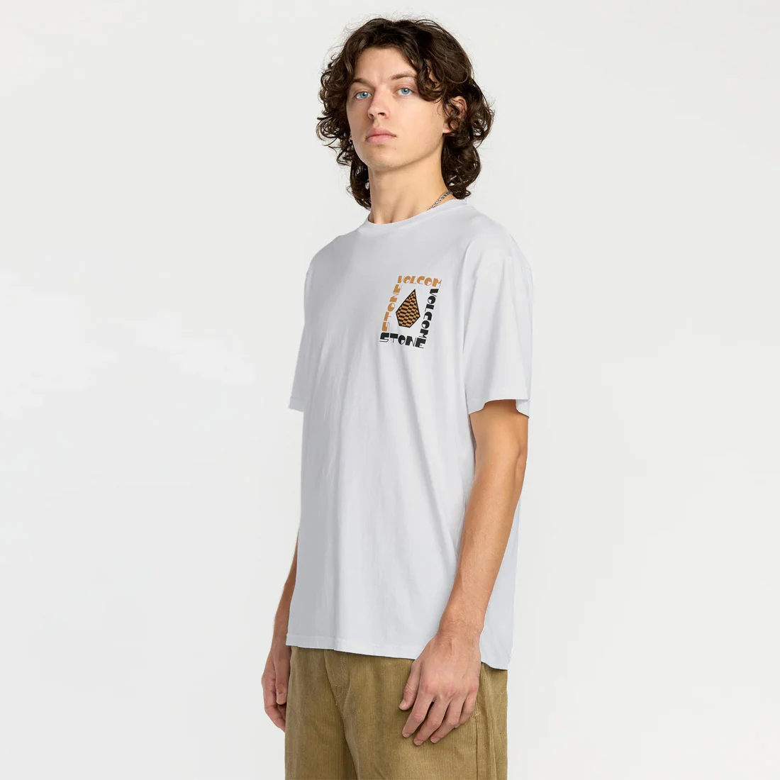 VOLCOM Cornerstone Tee - White - Image 3
