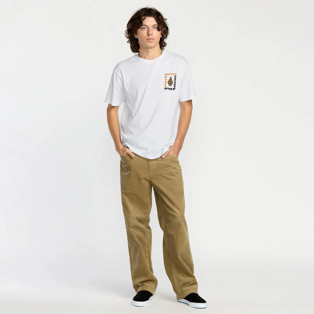 VOLCOM Cornerstone Tee - White - Image 5
