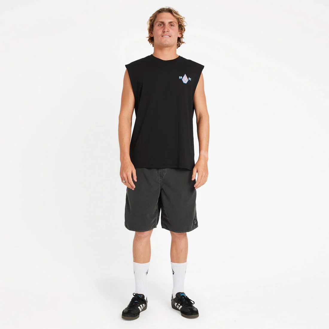VOLCOM Counter Top Muscle - Black - Image 5