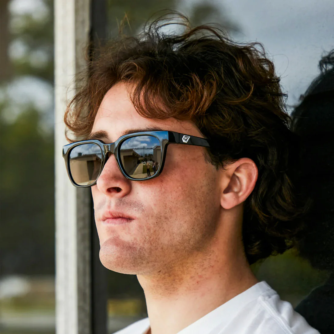 VOLCOM Domeinator Sunglasses - Gloss Black - Image 5