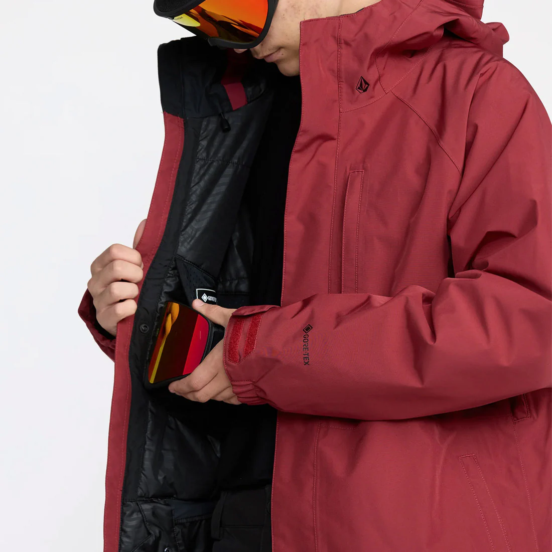 VOLCOM Dua Gore-Tex Jacket 2026 - Burnt Red - Image 3