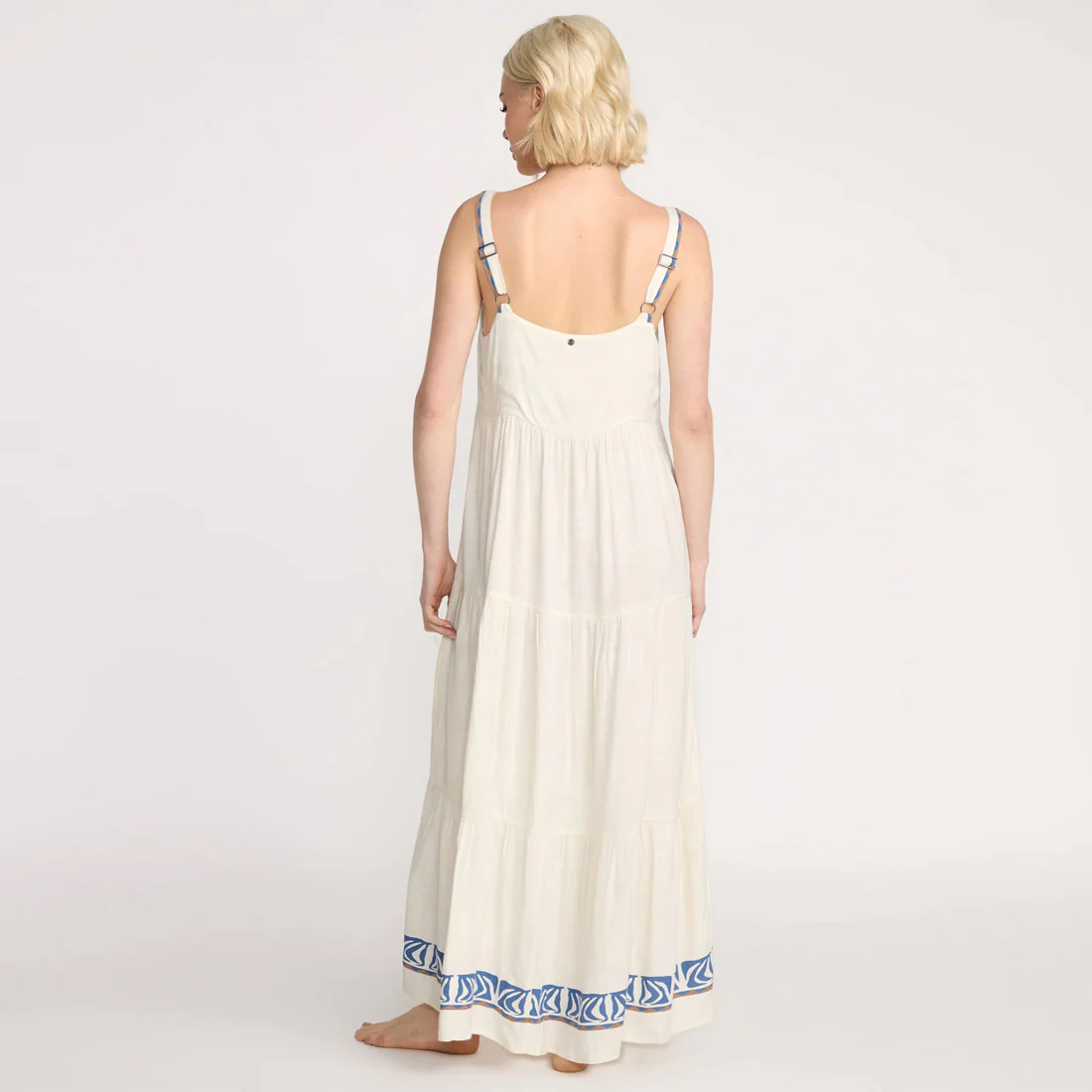 VOLCOM Emma Rushton Maxi Dress - Vintage White - Image 3