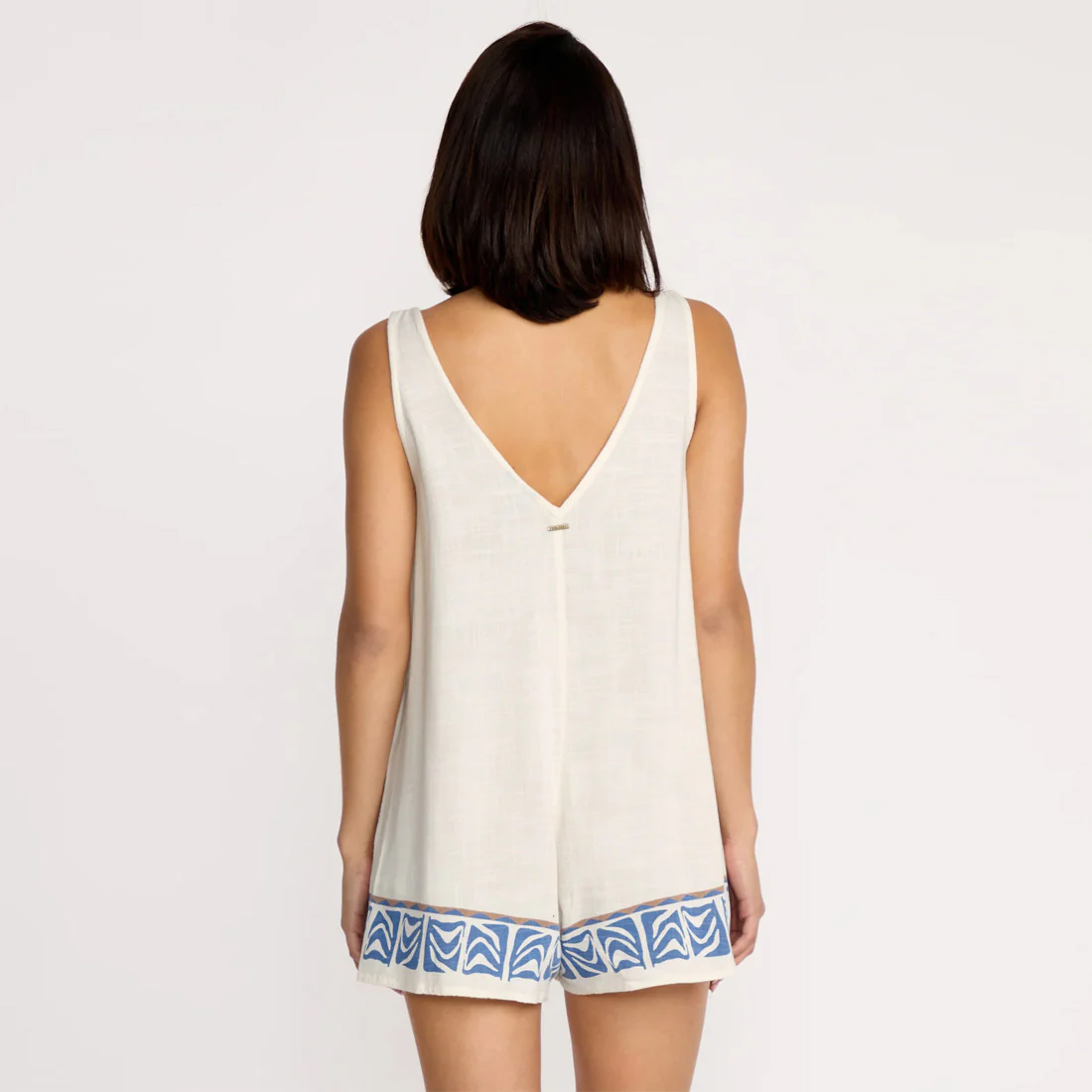 VOLCOM Emma Rushton Romper - Vintage White - Image 3