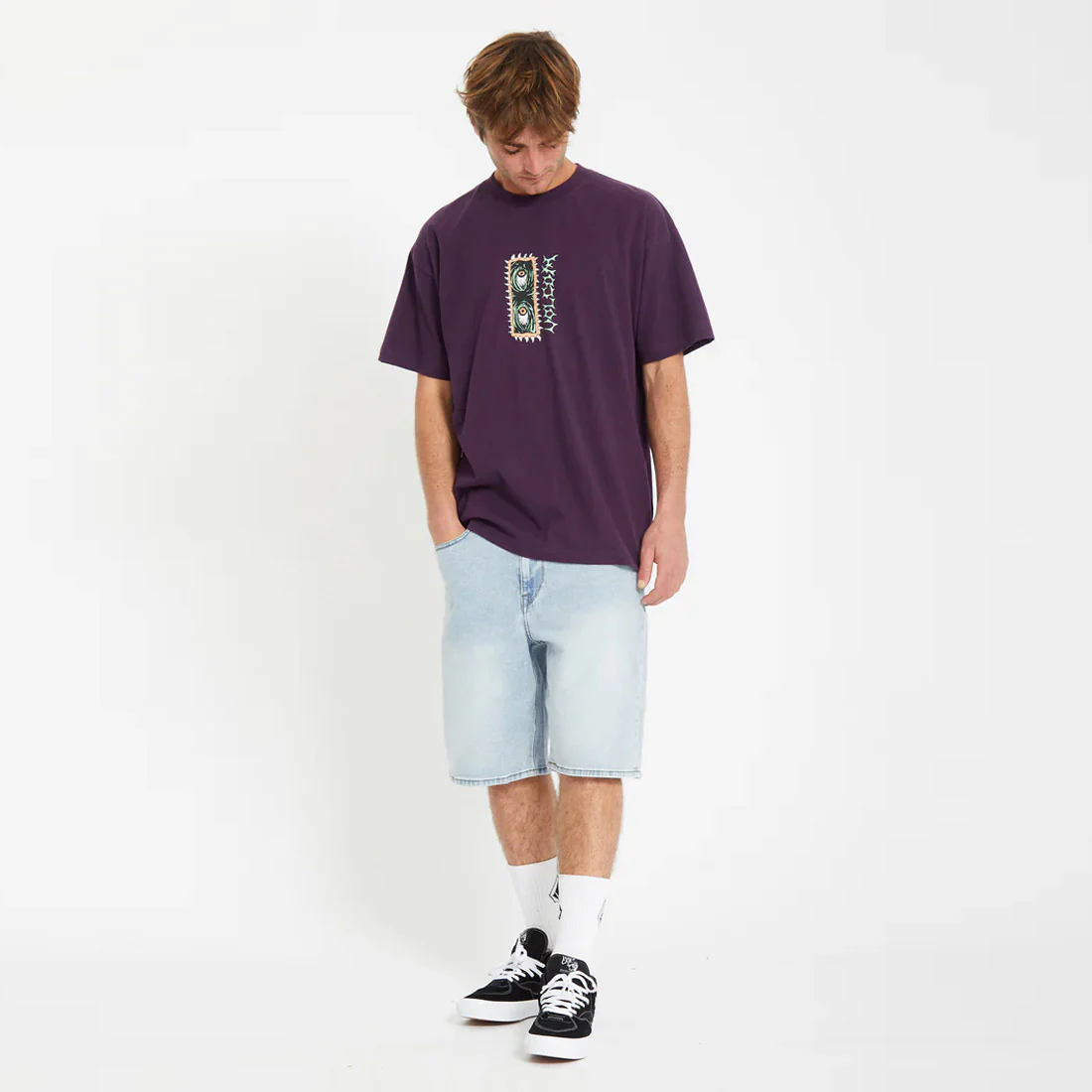 VOLCOM Eye Rust Tee - Grape Royale - Image 3
