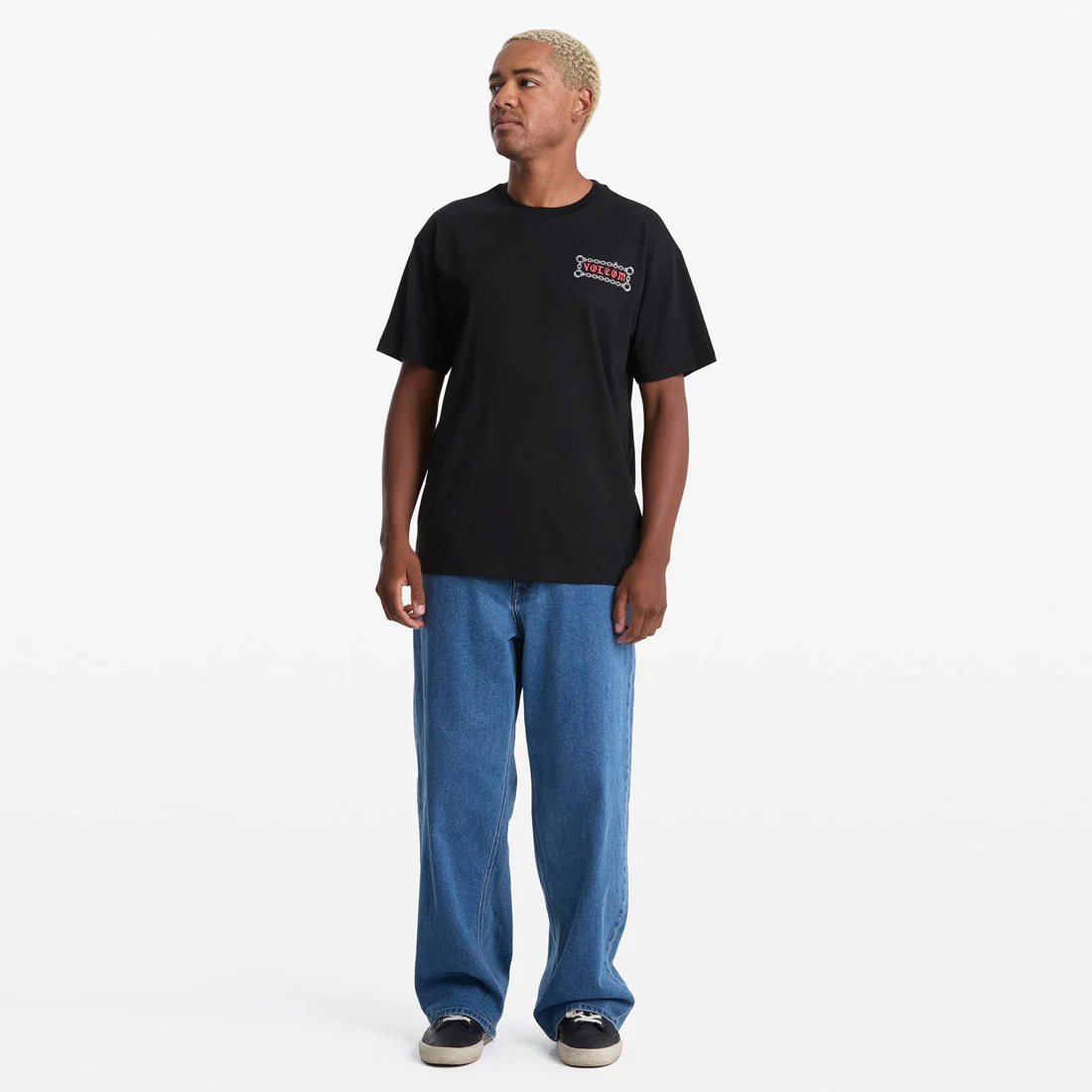 VOLCOM Featured Artist Daniel Shepard Unlocked Tee - Black - Image 4
