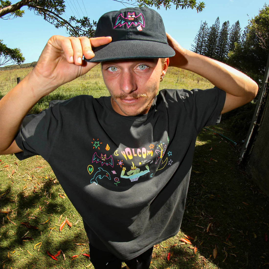 VOLCOM Featured Artist Ozzy Powered Tee - Stealth - Image 6