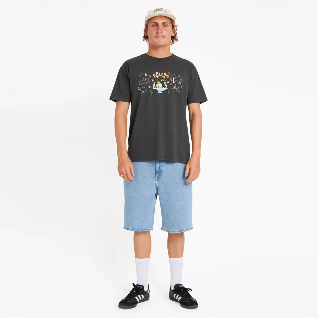VOLCOM Featured Artist Ozzy Powered Tee - Stealth - Image 7