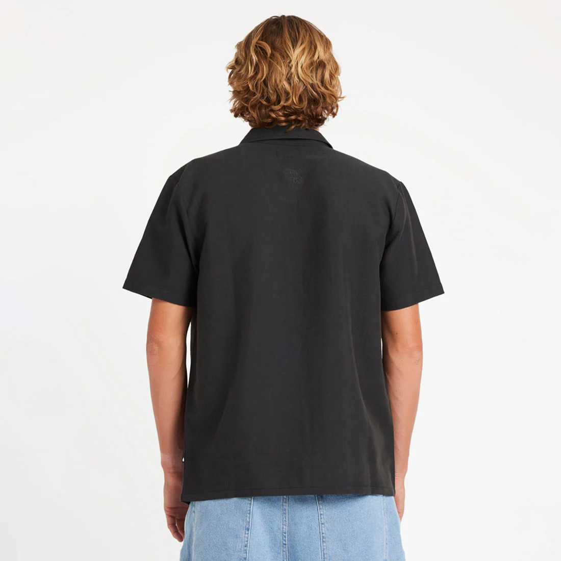 VOLCOM Featured Artist Ozzy Short Sleeve Shirt - Stealth - Image 4