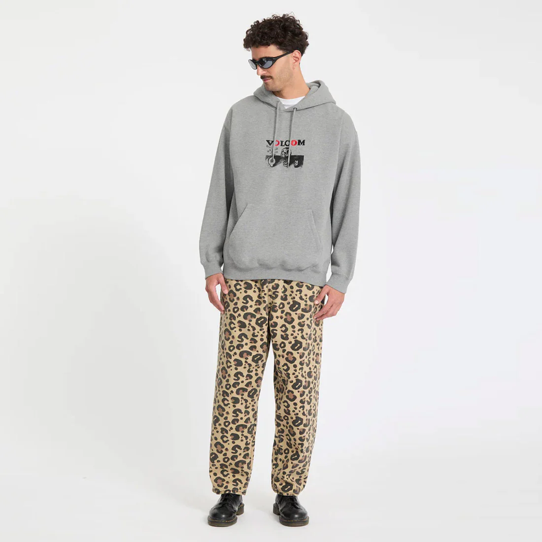 VOLCOM Featured Artist Seth Conboy Pullover - Heather Grey - Image 3