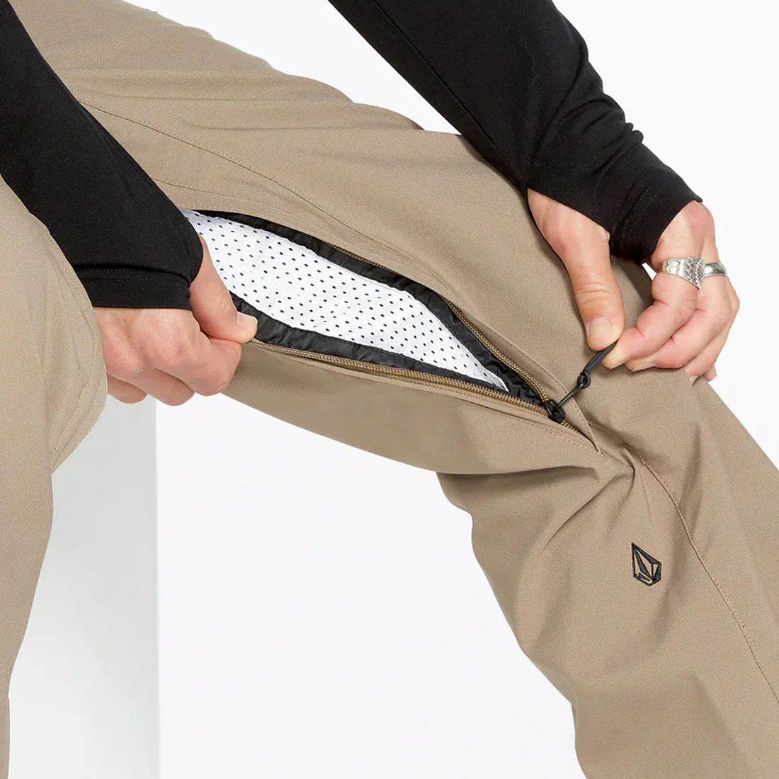 VOLCOM Freakin Snow Chino 2025 - Chestnut Brown - Image 8