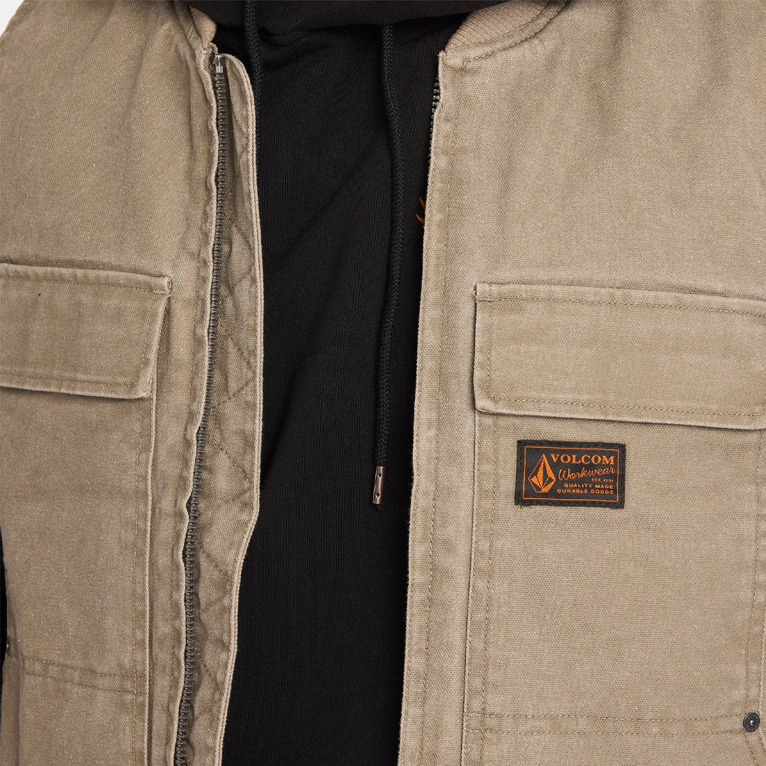 VOLCOM Freshdust Workwear Vest - Brindle - Image 5