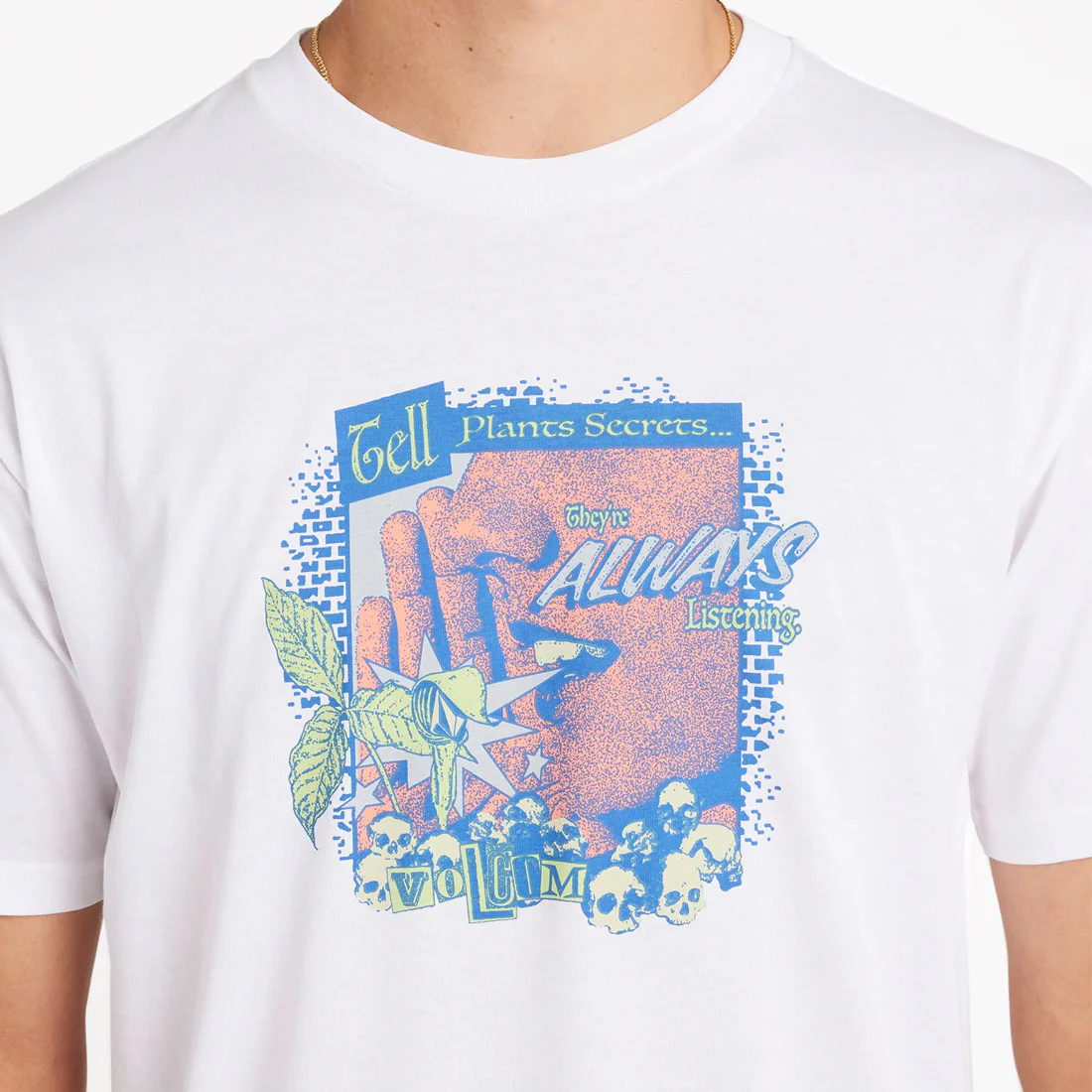 VOLCOM Gossip Tee - White - Image 2