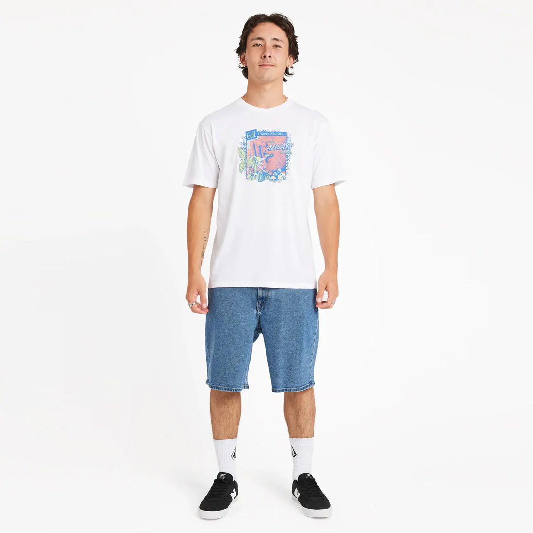 VOLCOM Gossip Tee - White - Image 4