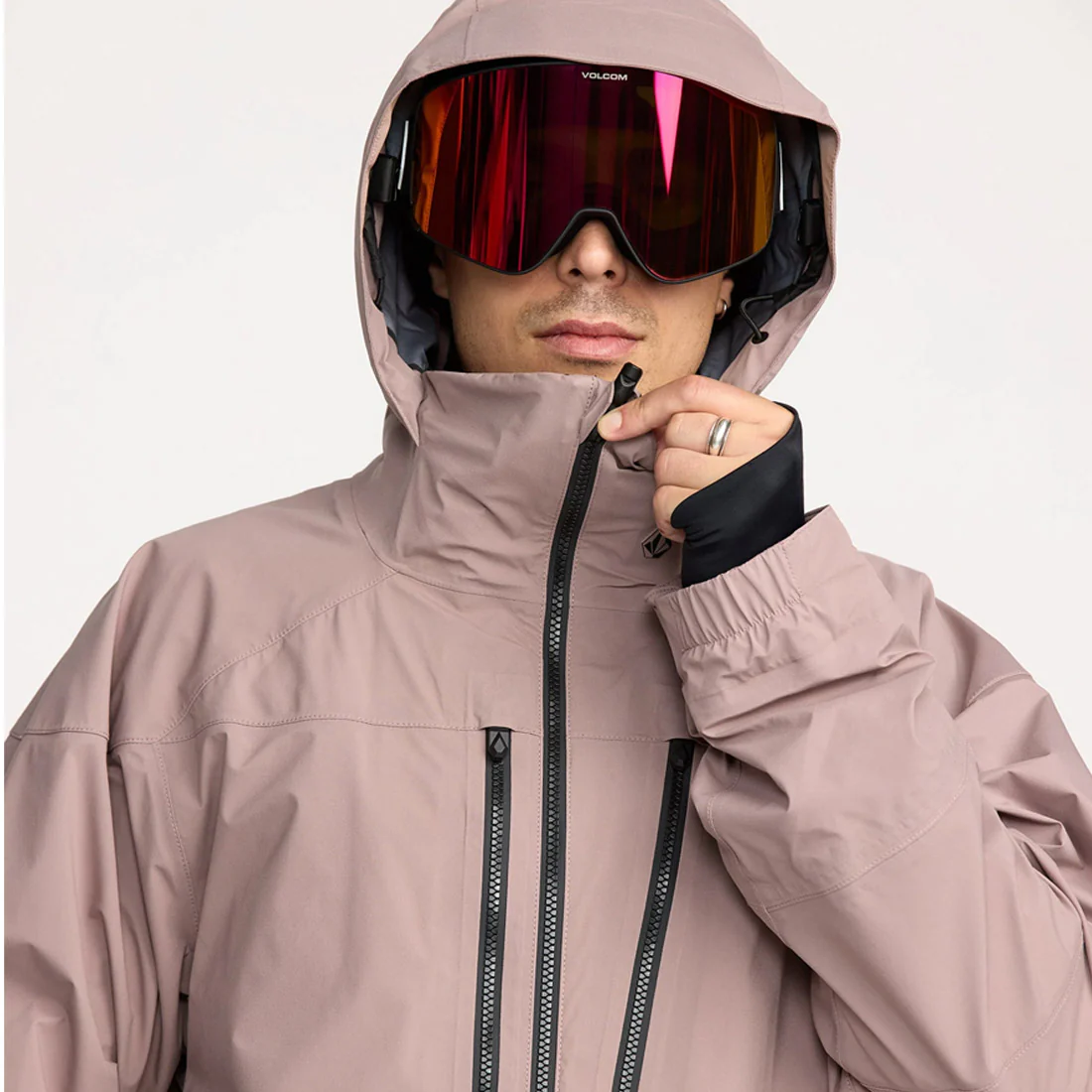VOLCOM Guch Stretch Gore-Tex Jacket 2026 - Mauve - Image 4