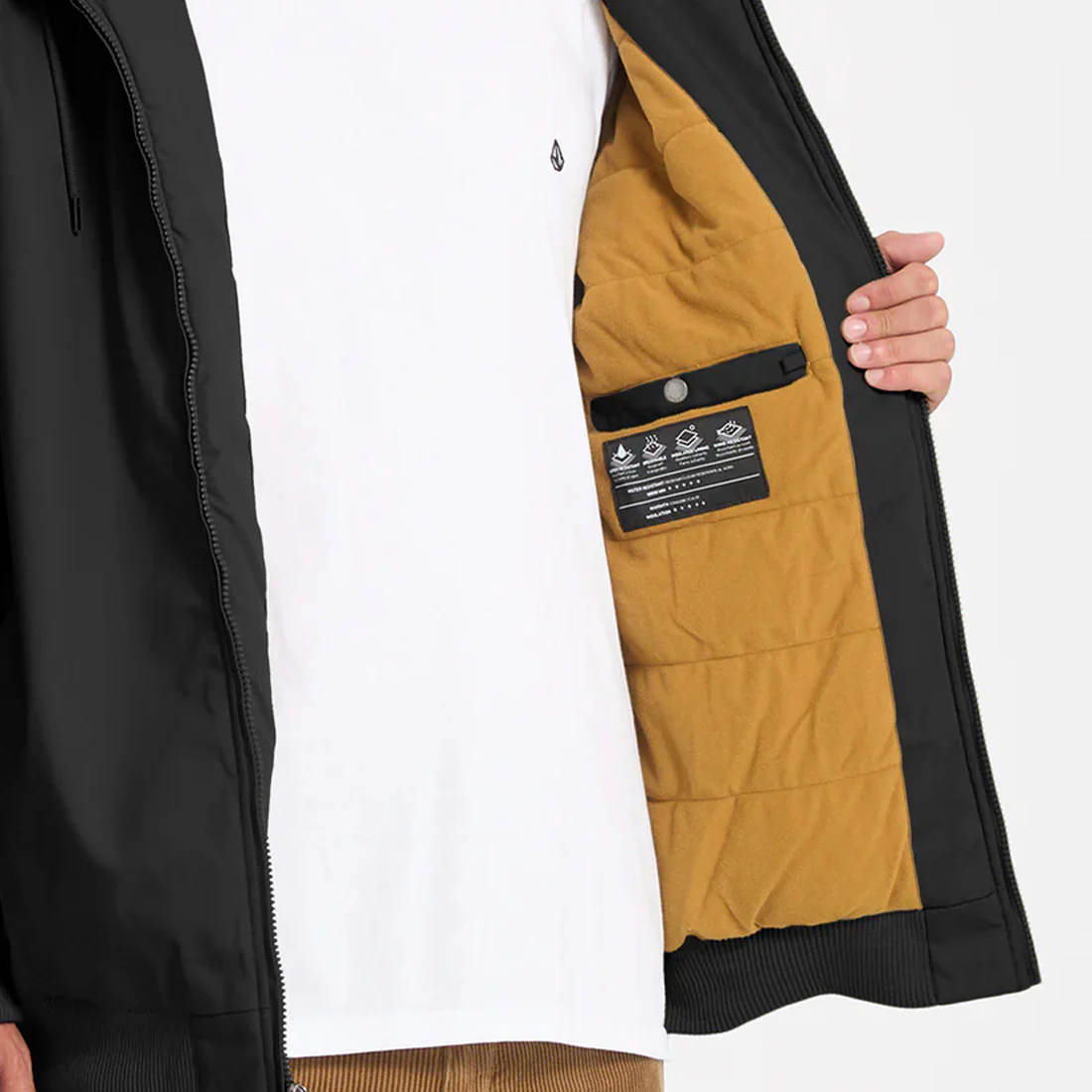 VOLCOM Hernan 10K Jacket - Black - Image 6