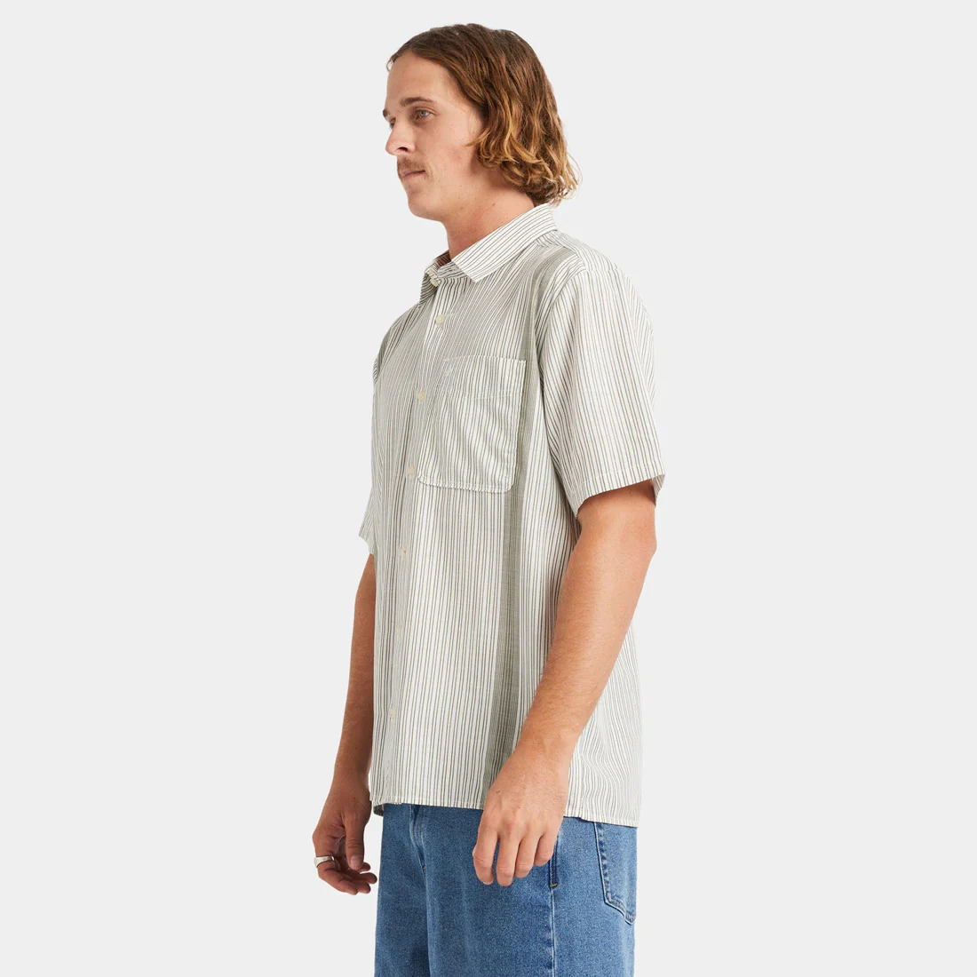 VOLCOM Irving Short Sleeve Shirt - Off White - Image 2