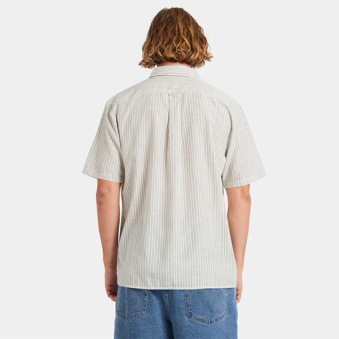 VOLCOM Irving Short Sleeve Shirt - Off White - Image 3