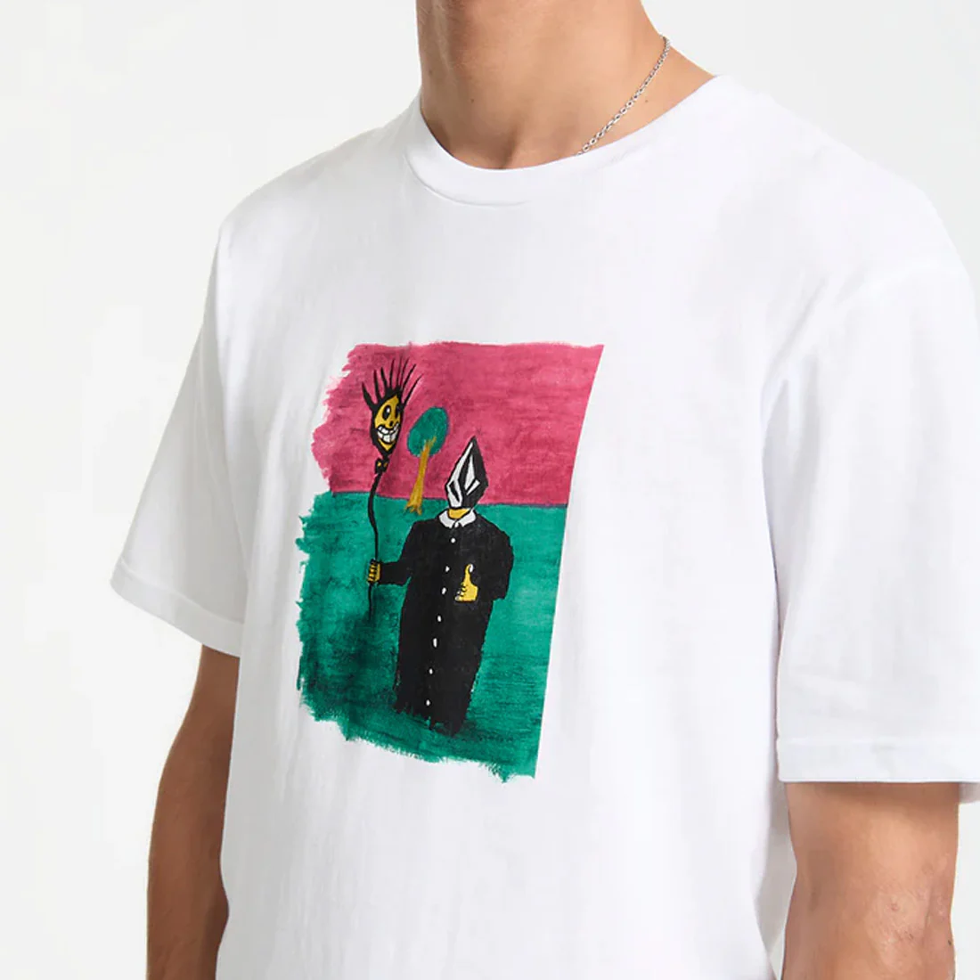 VOLCOM Issam Basic Tee - White - Image 3