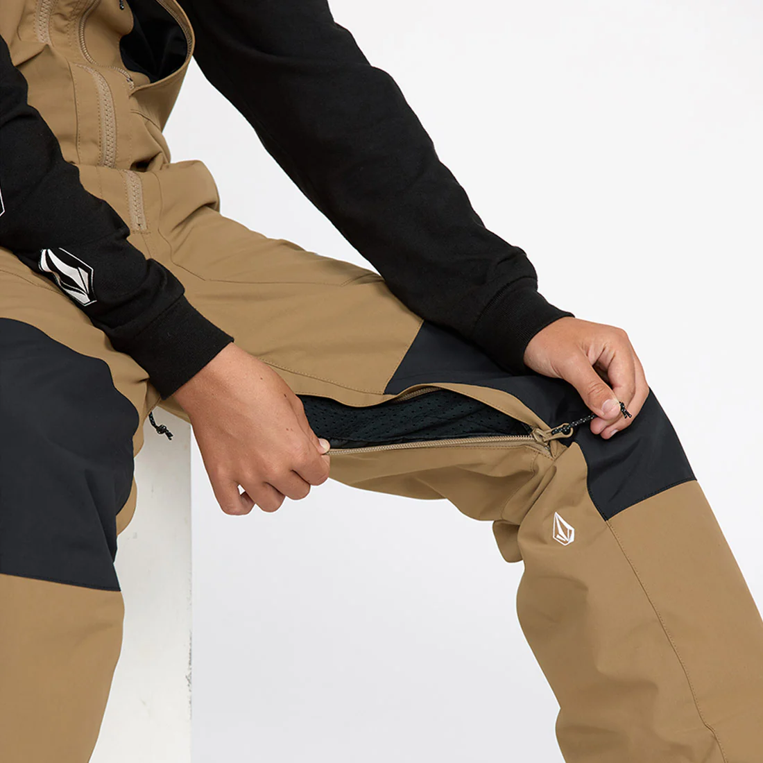 VOLCOM Kids Barkley Insulated Bib Pant 2026 - Bronze - Image 5
