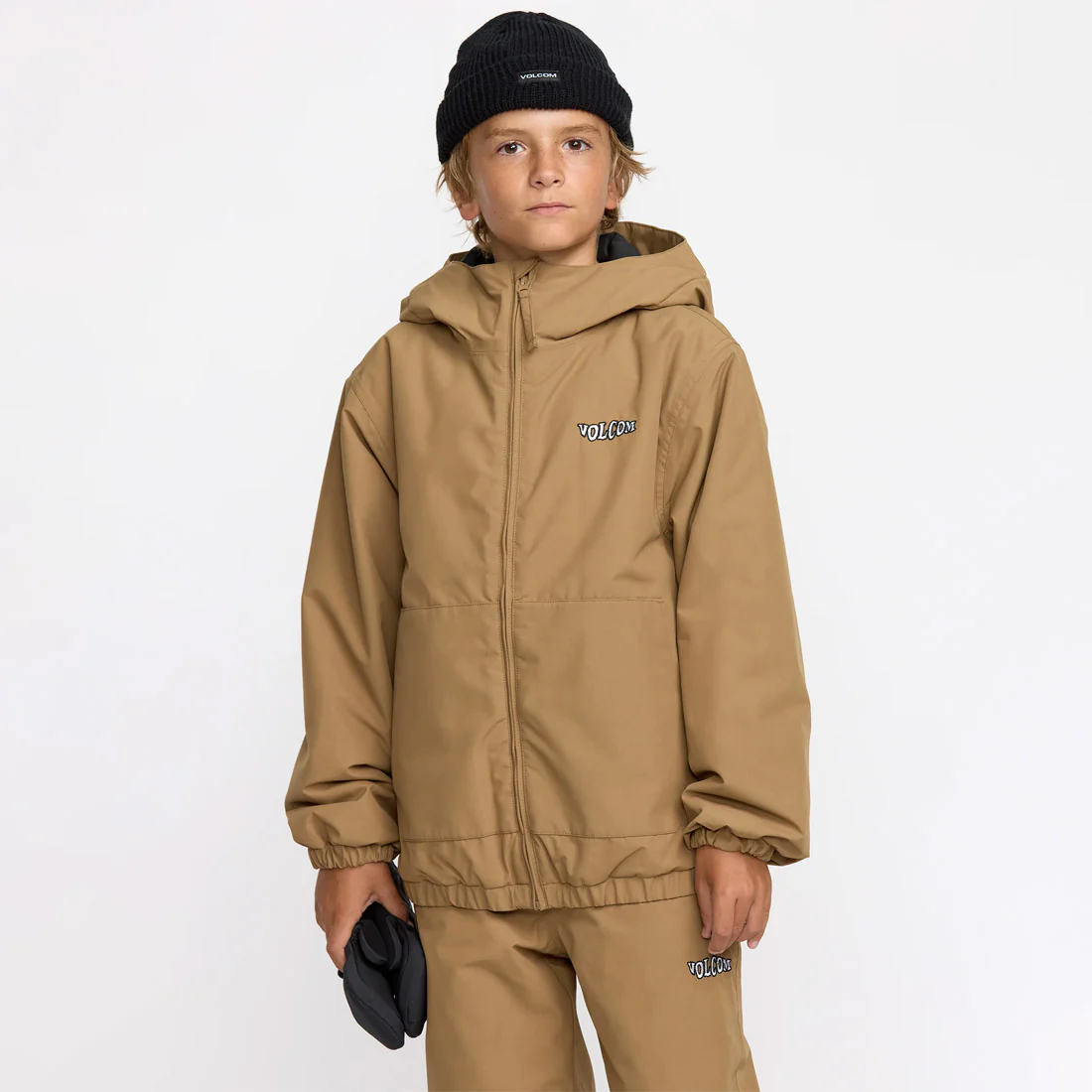VOLCOM Kids Chaos Full Zip Jacket 2026 - Bronze - Image 4