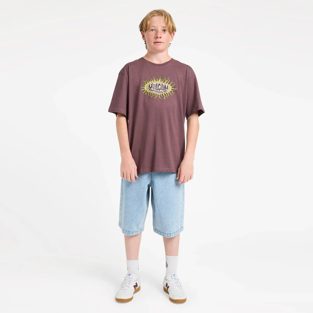 VOLCOM Kids Live Wire Basic Tee - Pistol Punch - Image 7