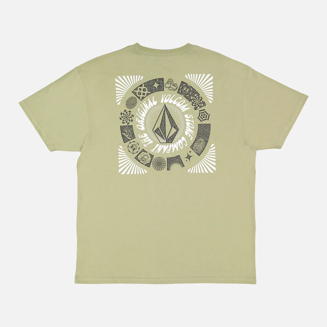VOLCOM Kids Round Out Youth Tee - Green Tea - Image 5