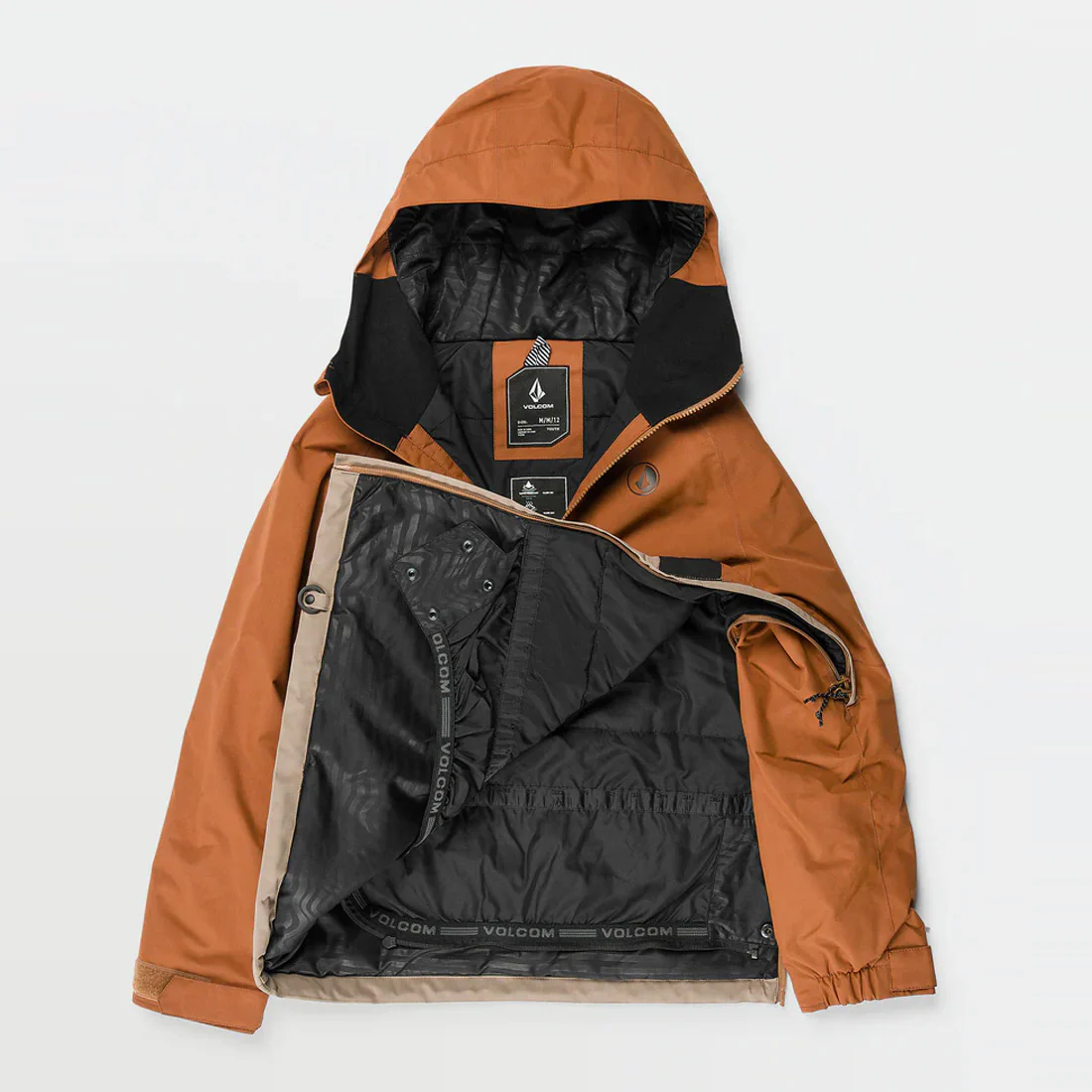 VOLCOM Kids Sluff Insulated Pullover 2025 - Caramel - Image 5